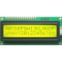 16x2 character LCD