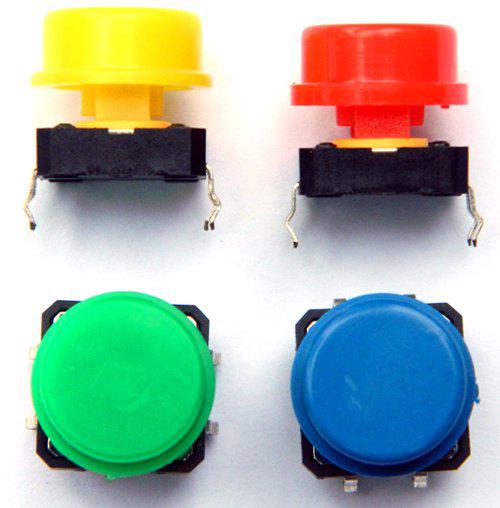 Long tactile button