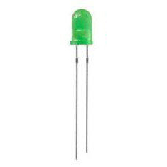 5mm LEDs - clear green